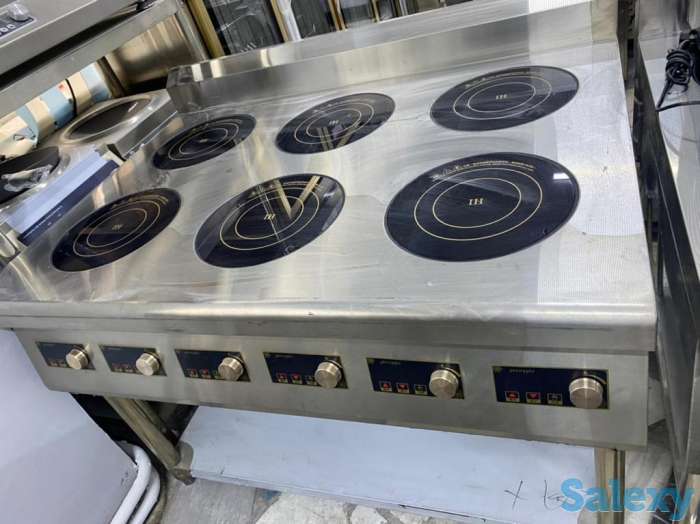 Индукционная плита 6-ти конфорочная LUX качество., фотография 1