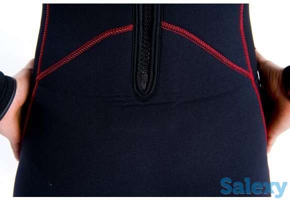 Гидрокостюм для дайвинга sargan nero жен. монокостюм 5 мм красная строчка, фотография 10