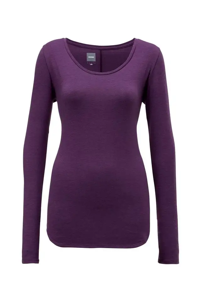 Термокофта goldwin wmn u nech long sleeves prunes, фотография 20