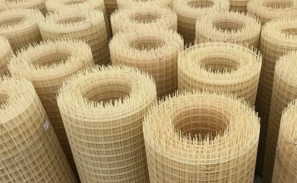 Сетка арматурная композитная, D 0,4-10 мм, Ячейка: 100х100; 25х25... мм, Раскрой: 1х50; 0.25х50... м, фотография 1