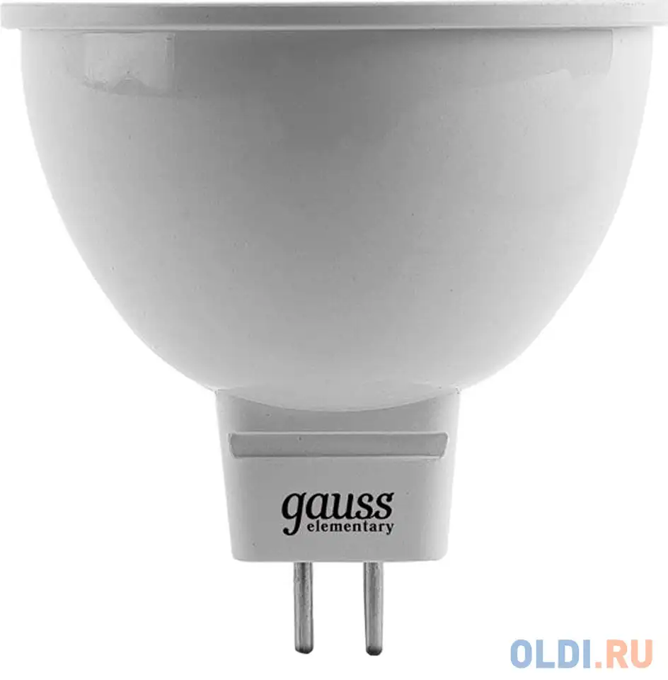 Лампа gauss led elementary 13527  mr16 gu5.3 7w 4100k 1/10/100, фотография 1