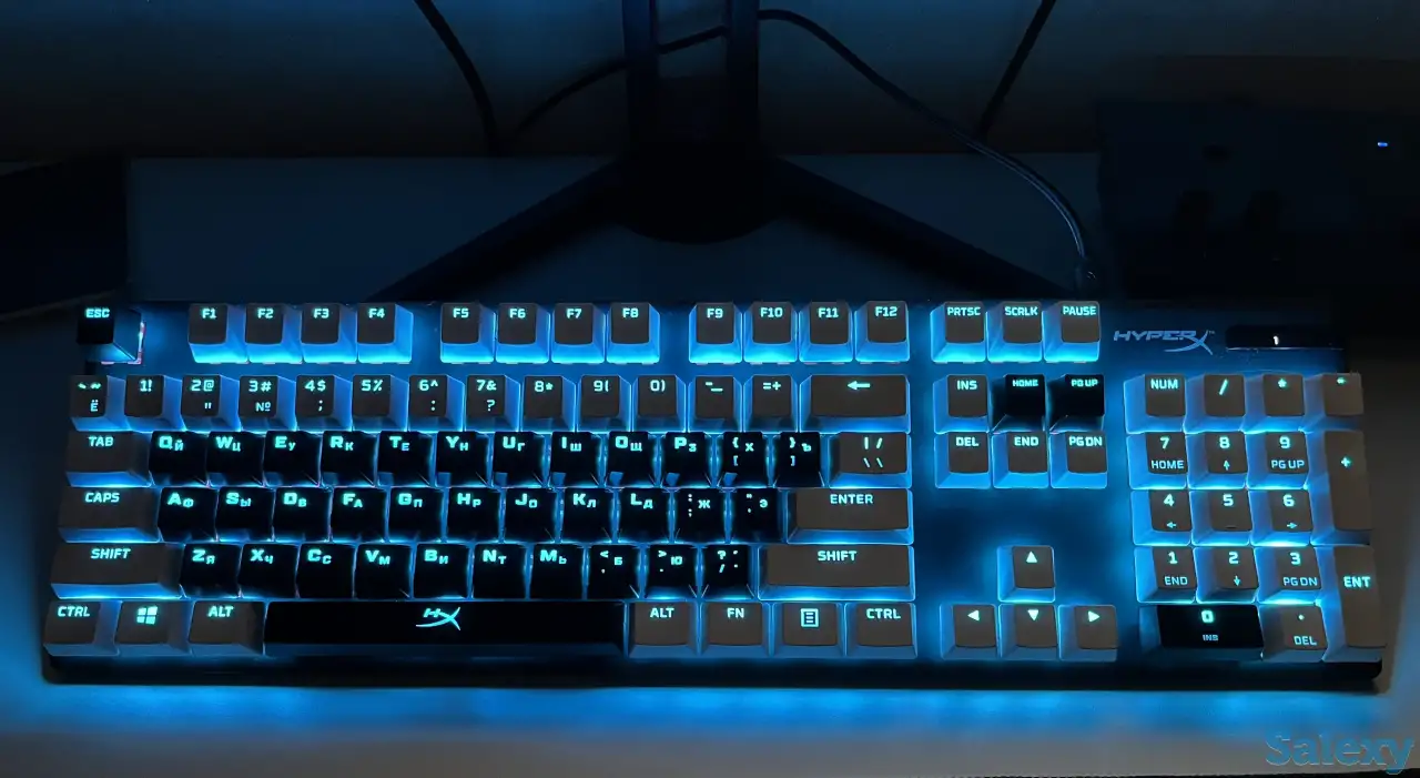 Клавиатура Hyperx Alloy Origins + White Keycaps, фотография 6