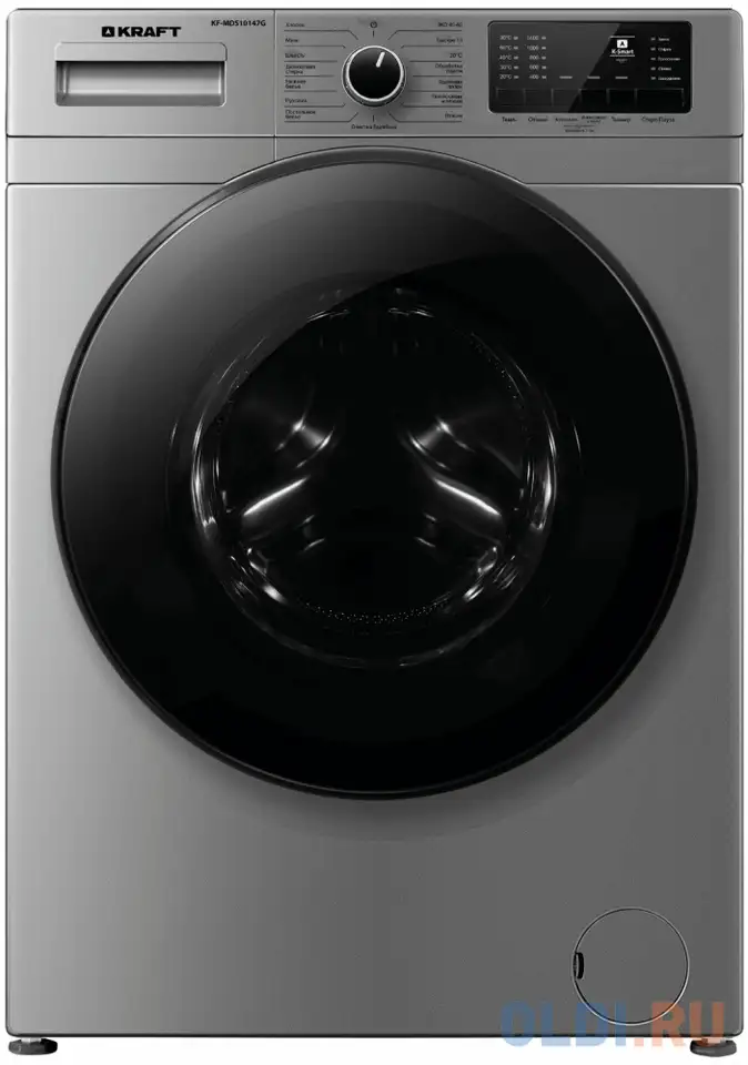 Стиральная машина kraft kf-mds10147g серый, фотография 1
