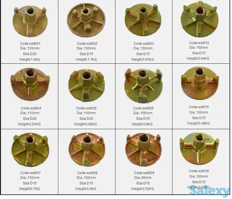 Крепление опалубки к бетонным стенам стяжной гайкой, фотография 1