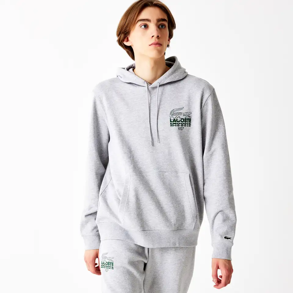 Мужской худи lacoste crocodile с капюшоном, фотография 1
