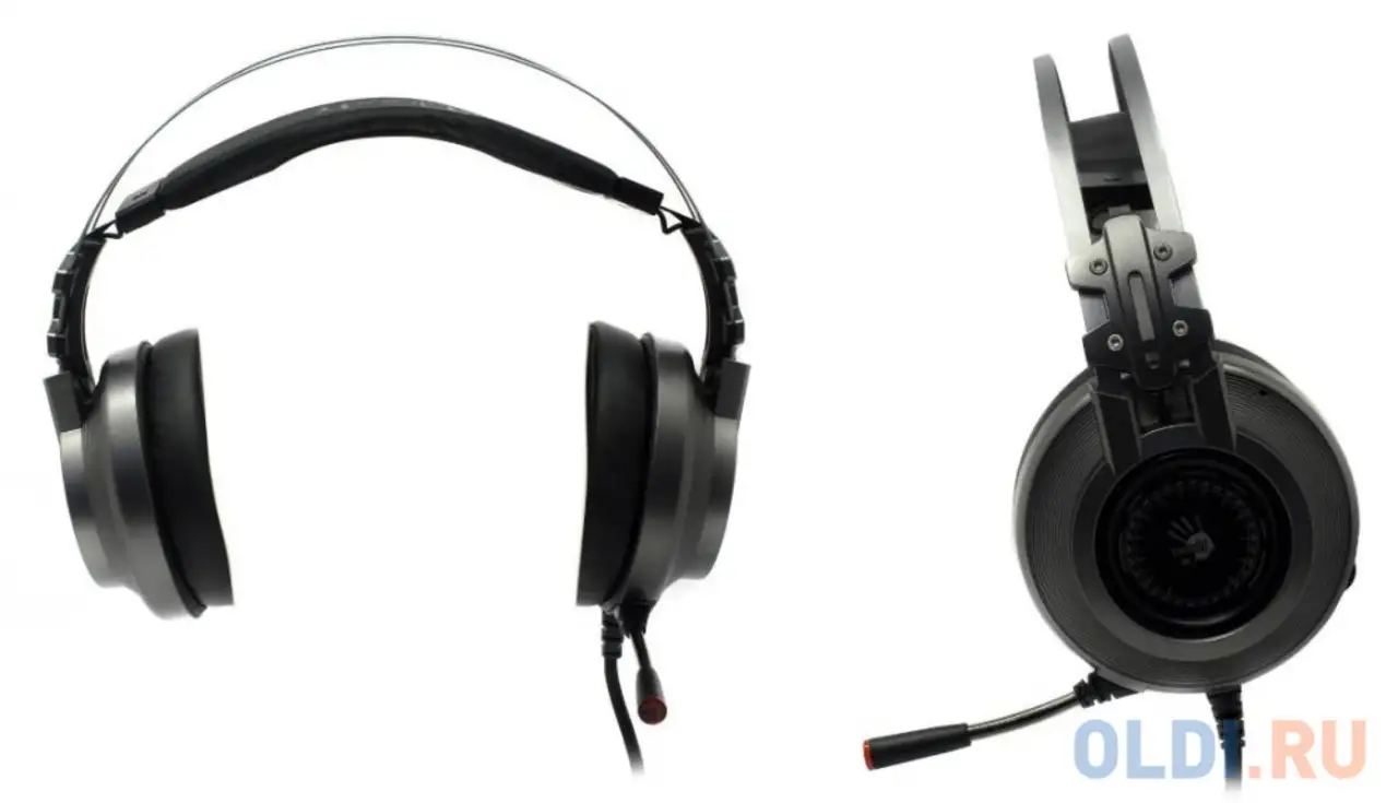 Игровая гарнитура проводная a4tech bloody j527 серый, фотография 1