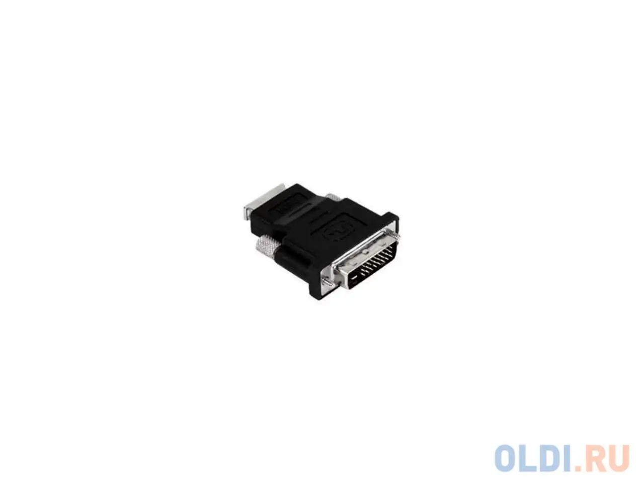 Переходник buro hdmi-dvi-d позолоченные контакты черный, фотография 1