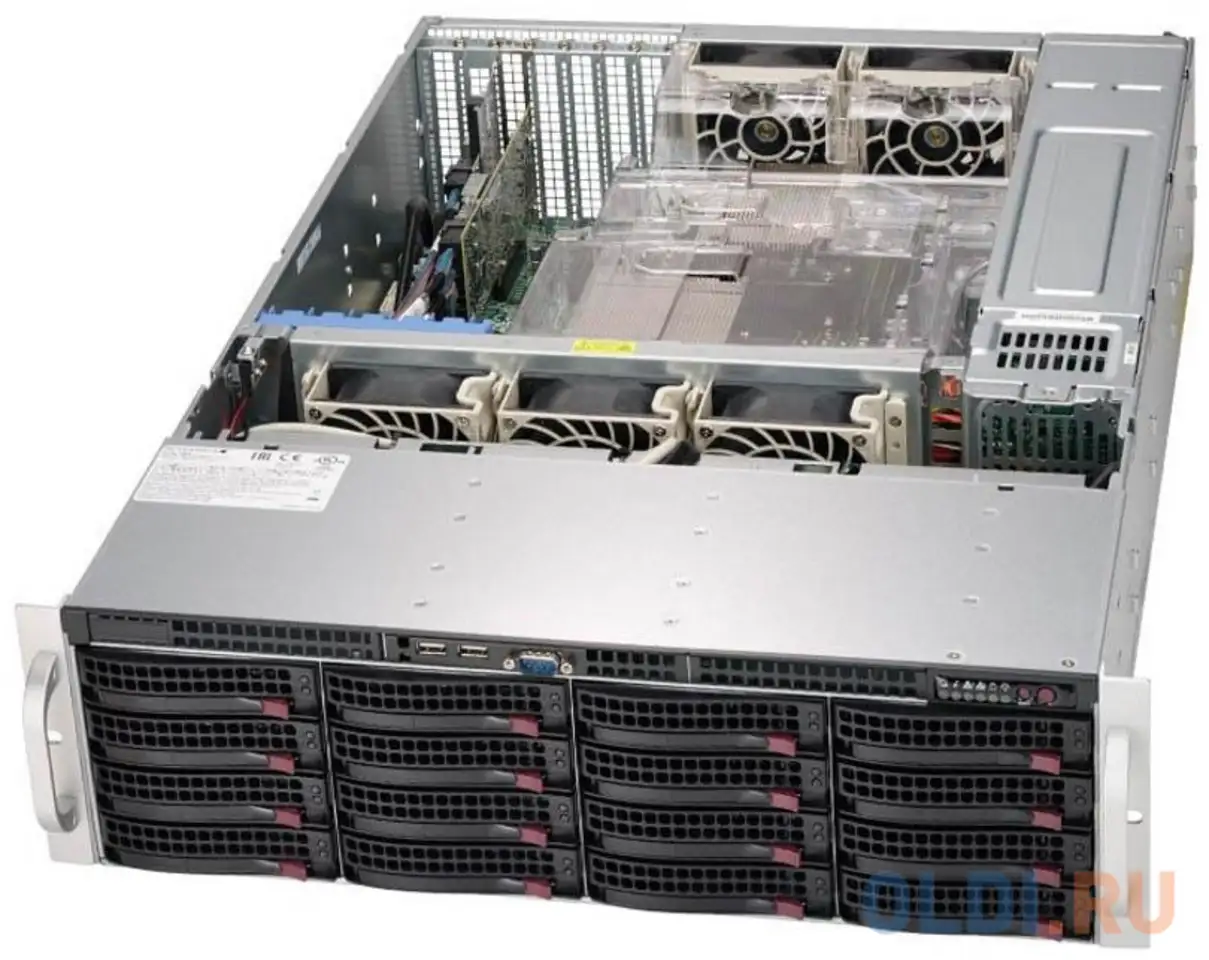 Сервер supermicro ssg-6039p-e1cr16l, фотография 1