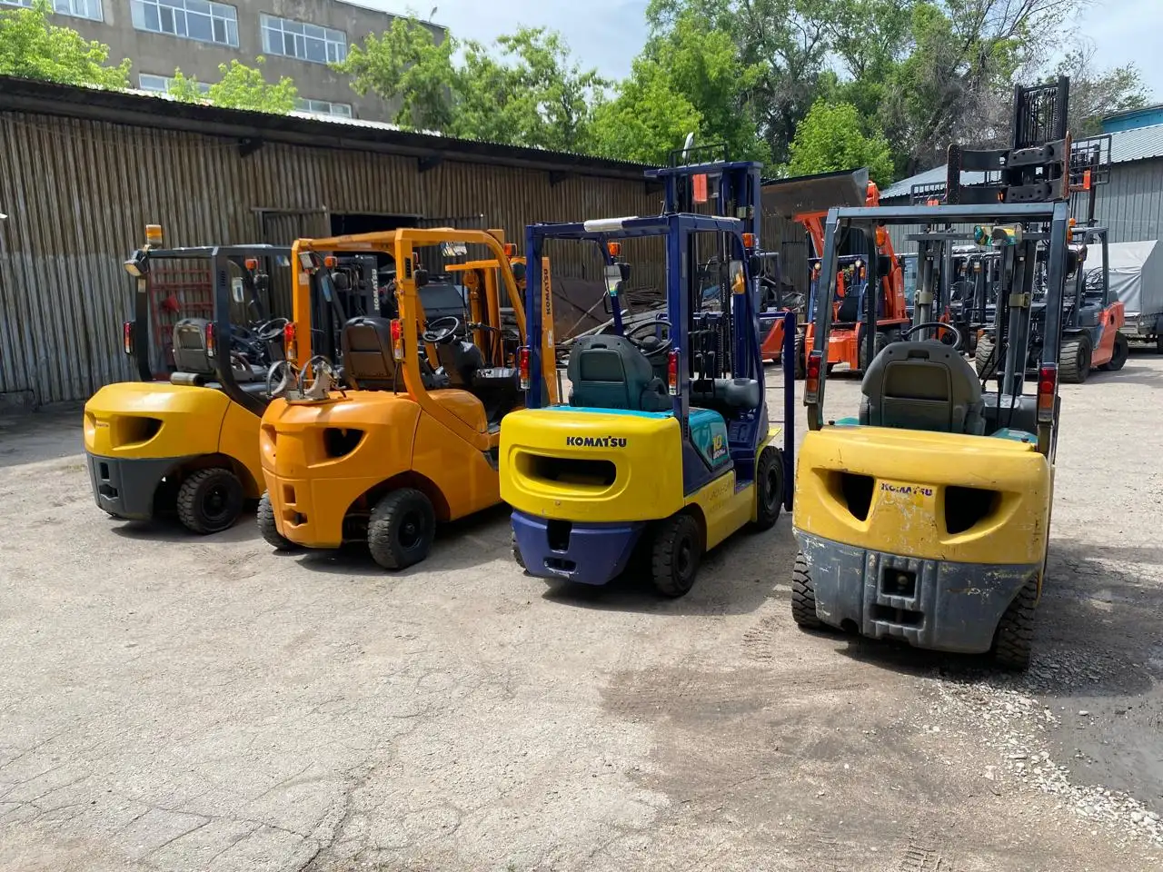 Вилочные погрузчик. Komatsu из Японии, фотография 9