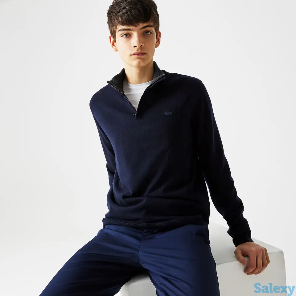 Шерстяной мужской свитер lacoste, фотография 1