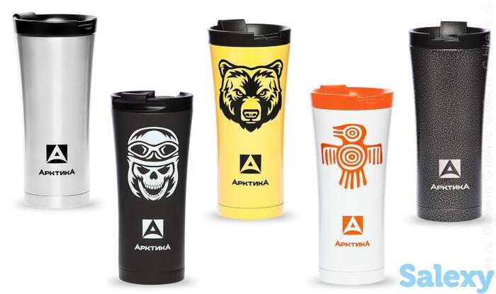 Термос-кружка арктика 410-500 0.5л череп, фотография 1