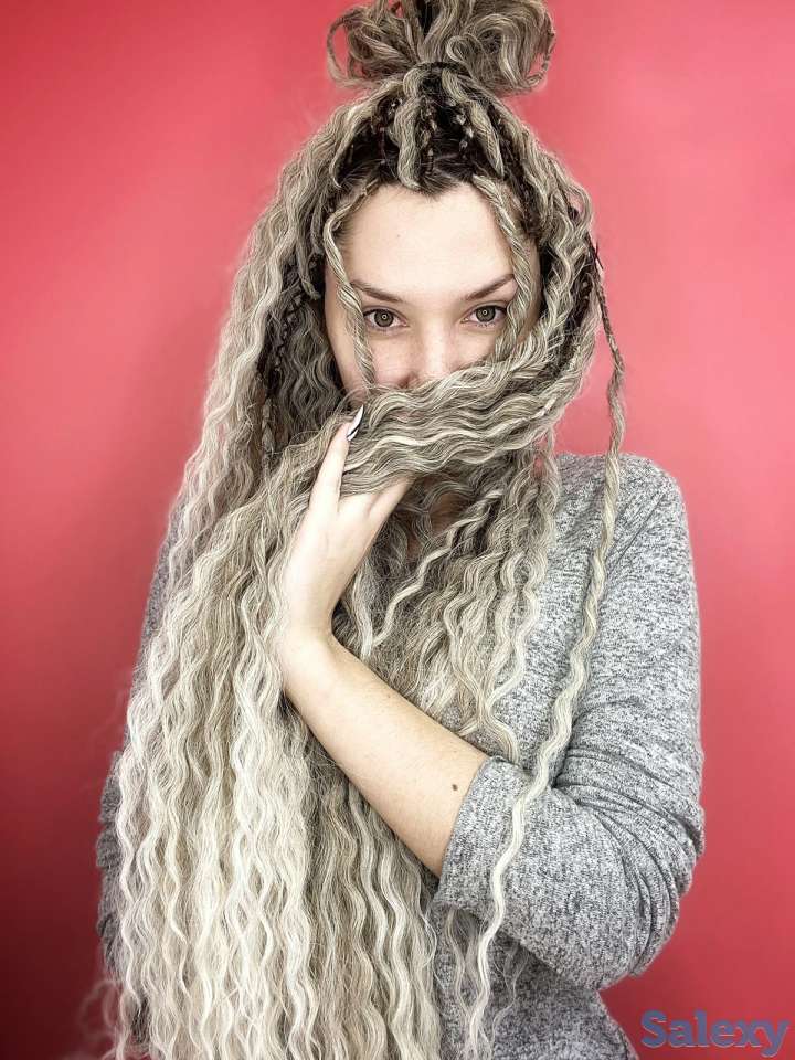 Афрокосы, де дреды, зизи,же косы, фотография 10