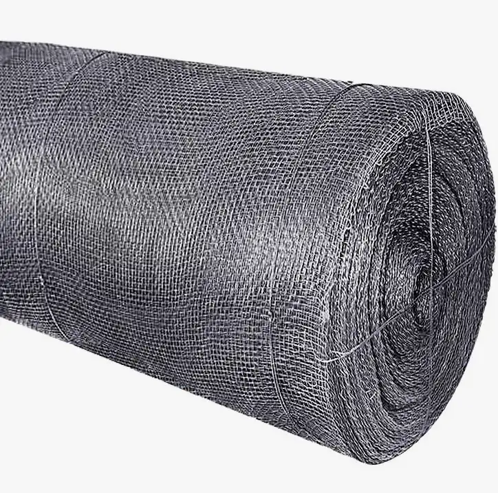 Сетка проволочная тканая, D 0,02-12 мм, Ячейка: 5х5; 2х2... мм, Раскрой: 1хL; 1х50..., Марка: 12х18н10т..., фотография 1