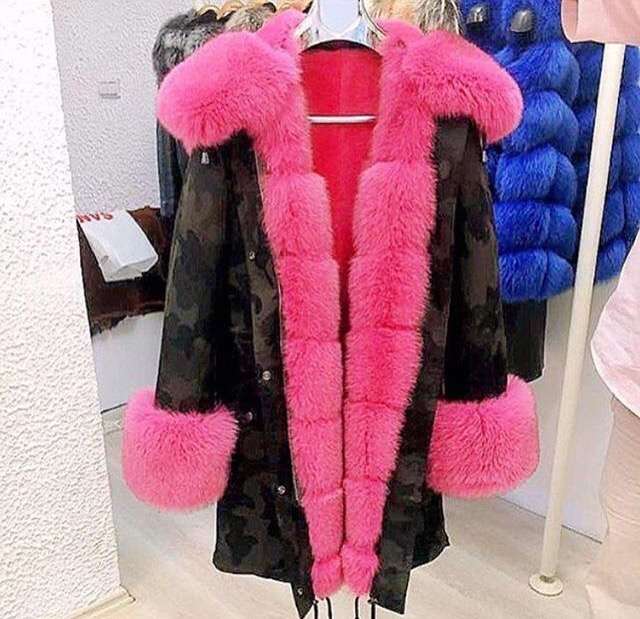 Ультрамодные парки с натуральным мехом , фотография 3