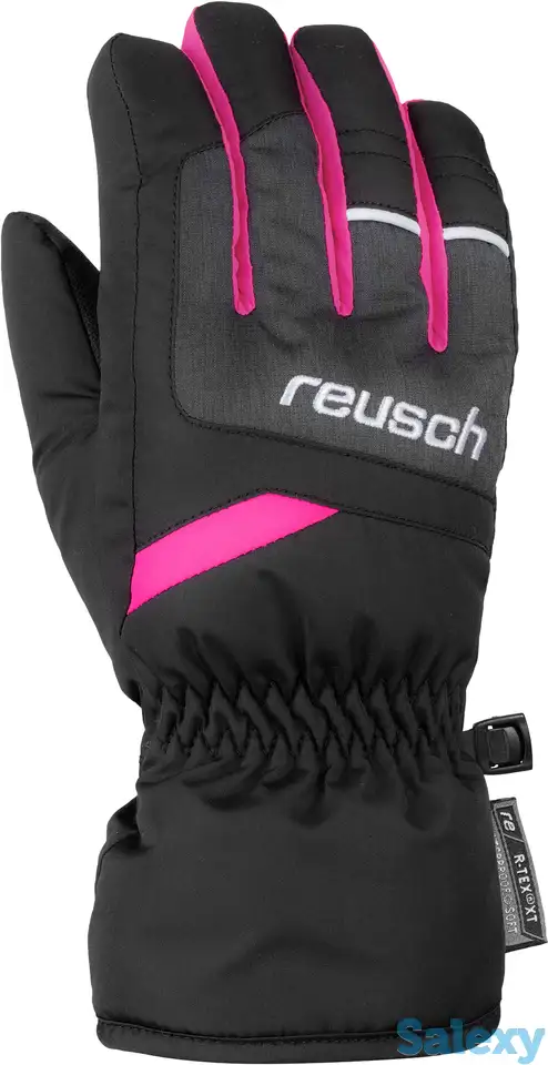 Перчатки reusch 21-22 bennet r-tex xt junior black/black melange/pink glo, фотография 13