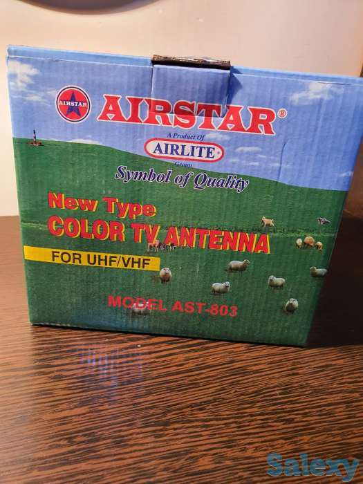 Комнатная антенна для цифрового ТВ с подстройкой Оригинал UHF, VHF, фотография 4