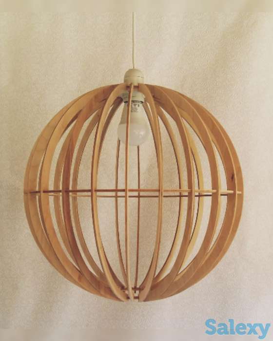 Люстры и светильники из фанеры, фотография 7