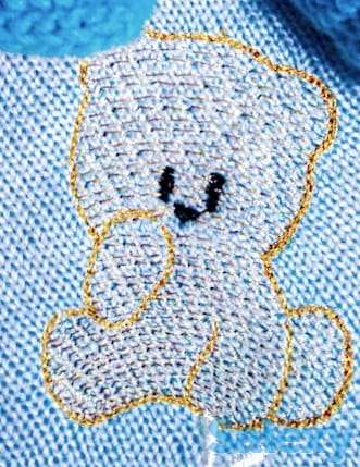 Детский плед нежно-голубого цвета, фотография 3