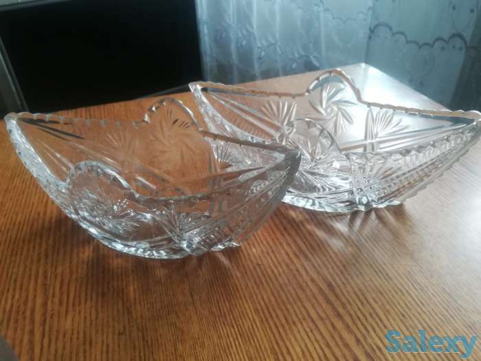 Хрусталь ваза, салатник, конфетница, фотография 2