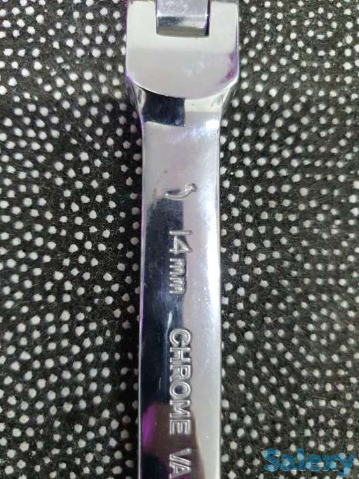 Ключ трещоточный, разные размеры 12, 14, 17 мм, фотография 6