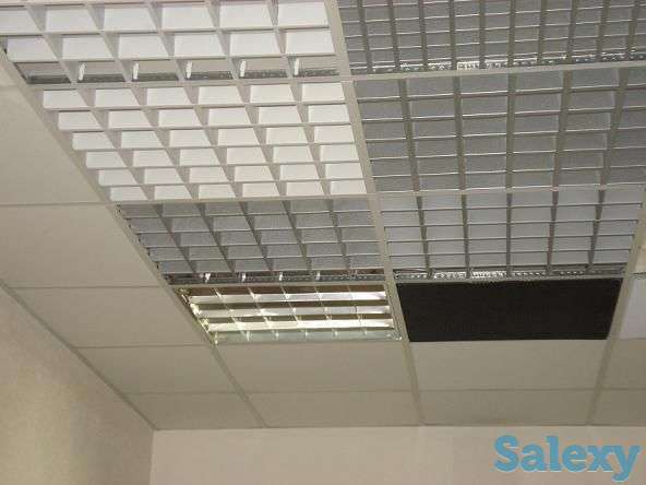    Монтаж потолков Армстронг, Грильято, фотография 1