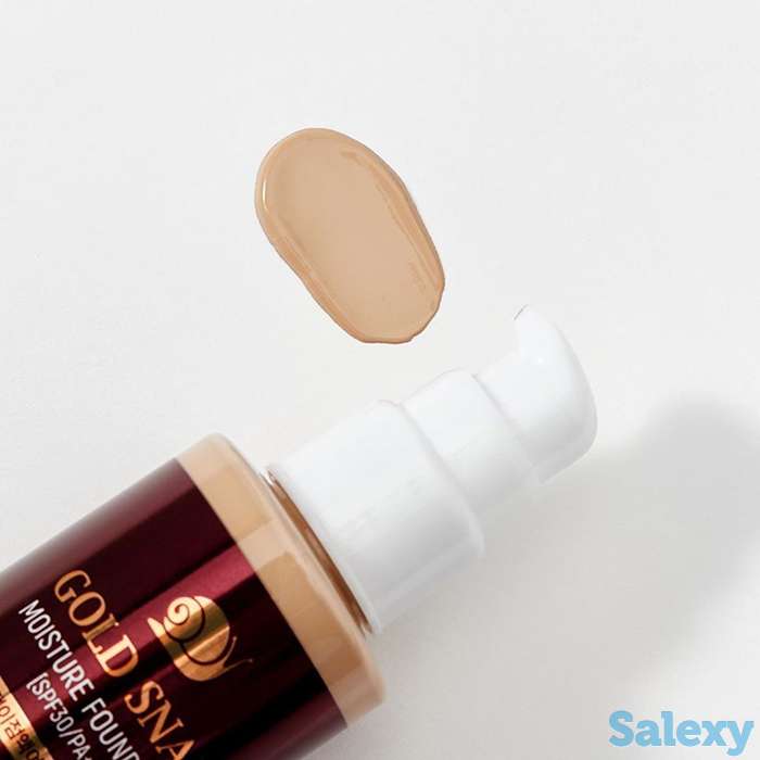 Тональный крем enough gold snail moisture foundation, цвет #21 clear beige, фотография 2
