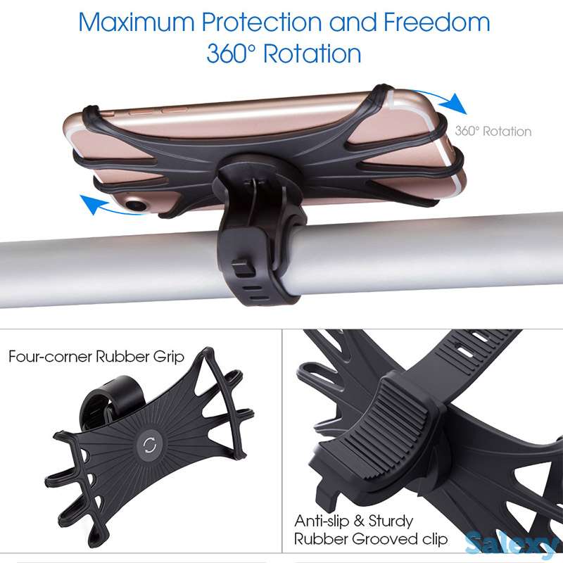 Держатель силиконовый для крепления телефона, фотография 3