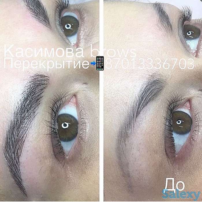 Микроблейдинг. Перекрытие Татуажа без удаления, фотография 5