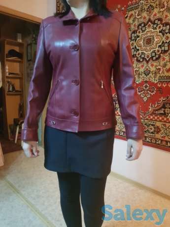 Плащ кожанный, фотография 1