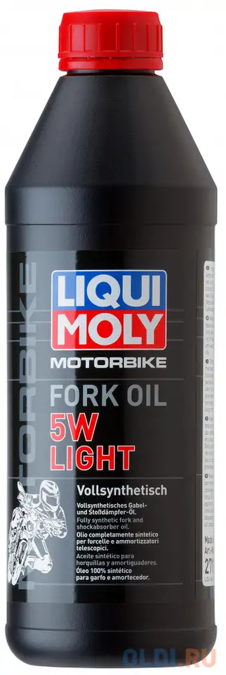 2716 liquimoly синт. масло д/вилок и амортиз. motorbike fork oil light, фотография 1