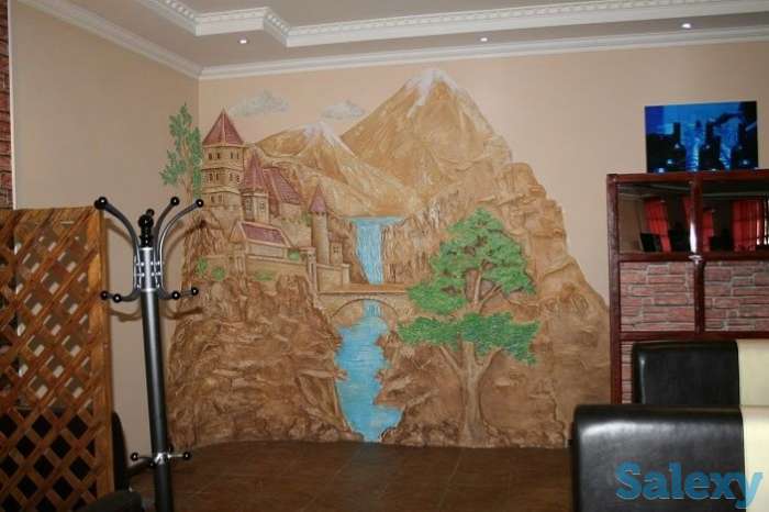 Барельефы, роспись стен, фотография 2