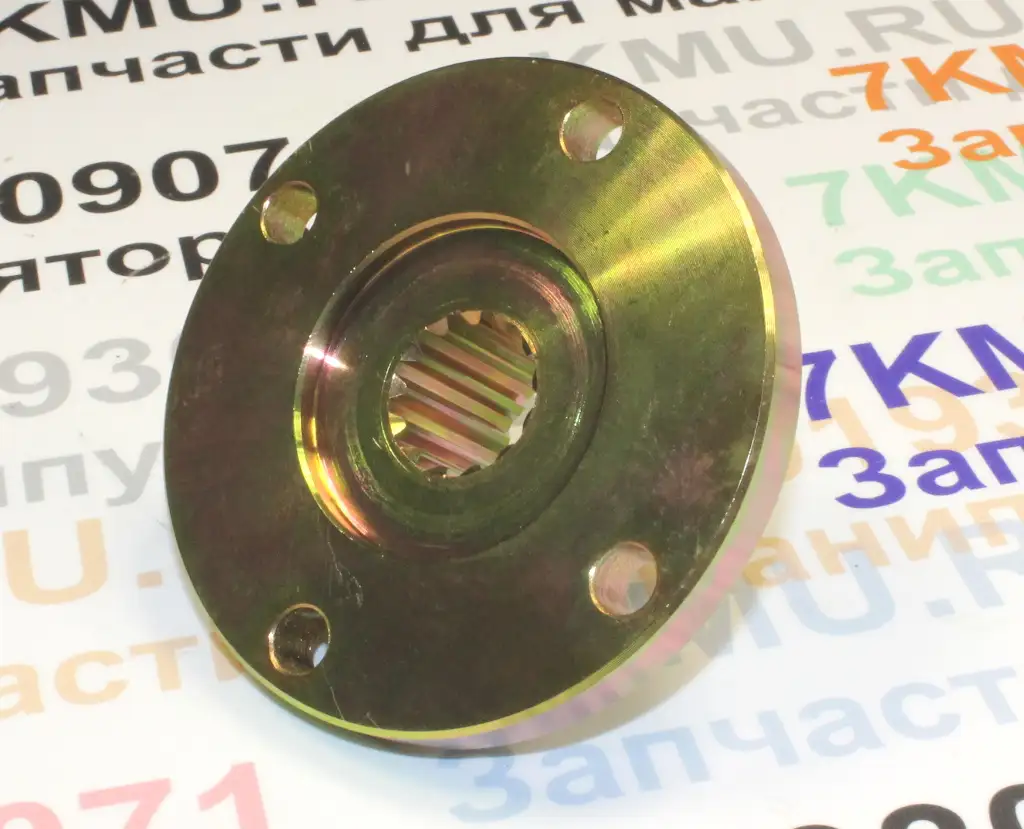 Фланец крепления гидронасоса КМУ 13 шлицев, разболтовка 4560мм, фотография 2