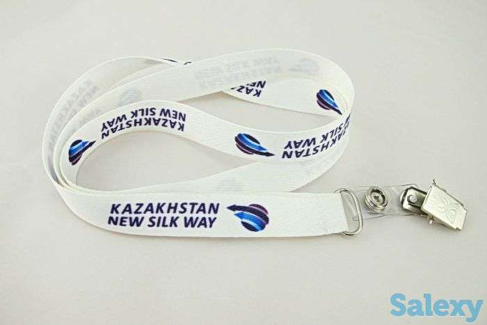 Ланьярды с печатью. Печать на ланьярдах Вашего логотипа, брендирование ланьярдов., фотография 1