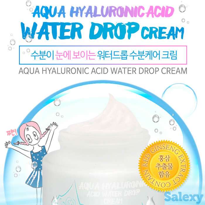 Крем для лица elizavecca aqua hyaluronic acid water drop cream, фотография 3