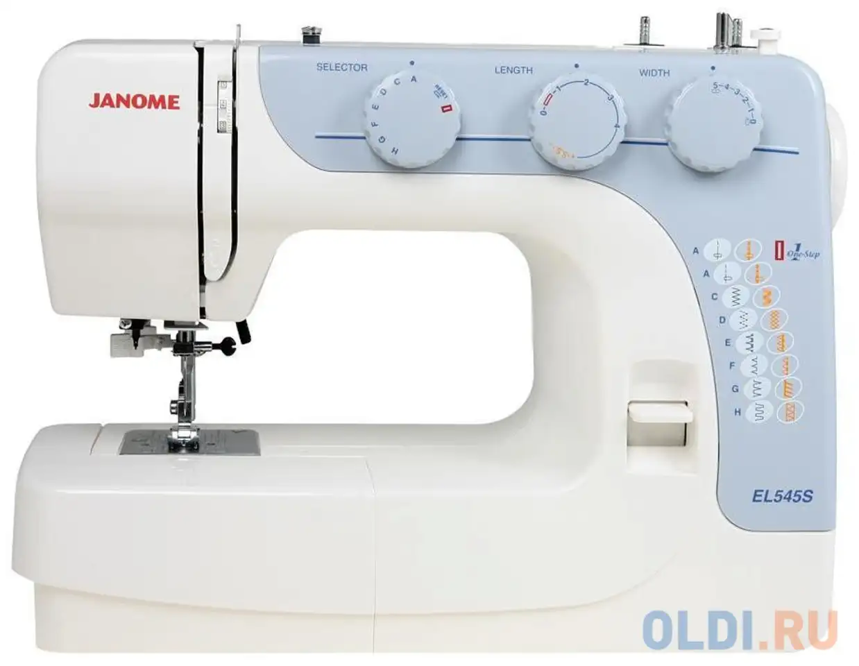 Швейная машина janome el545s серый, фотография 1