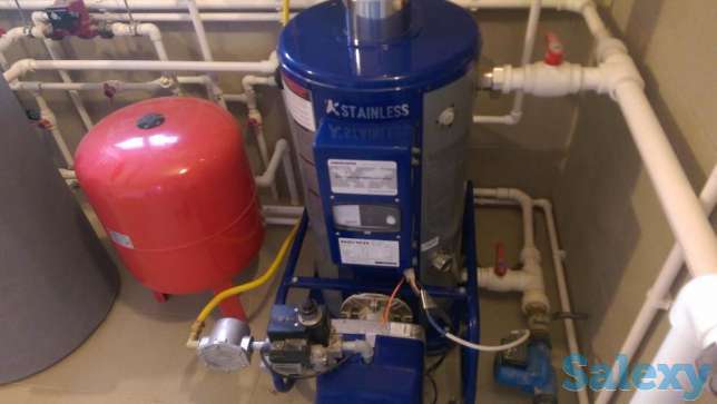 Отопление, водоснабжение, канализация. Установка, монтаж котлов, печей, фотография 1