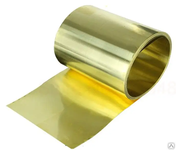 Фольга латунная Ширина: 10-300 мм, фотография 1