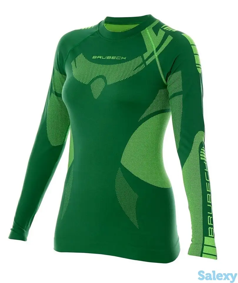 Термокофта brubeck wmn dry green, фотография 13