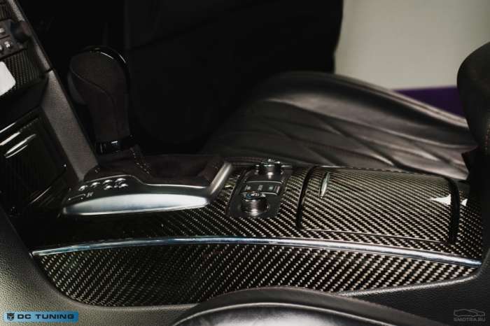 2D лакированный карбон черный, автопленка, фотография 3