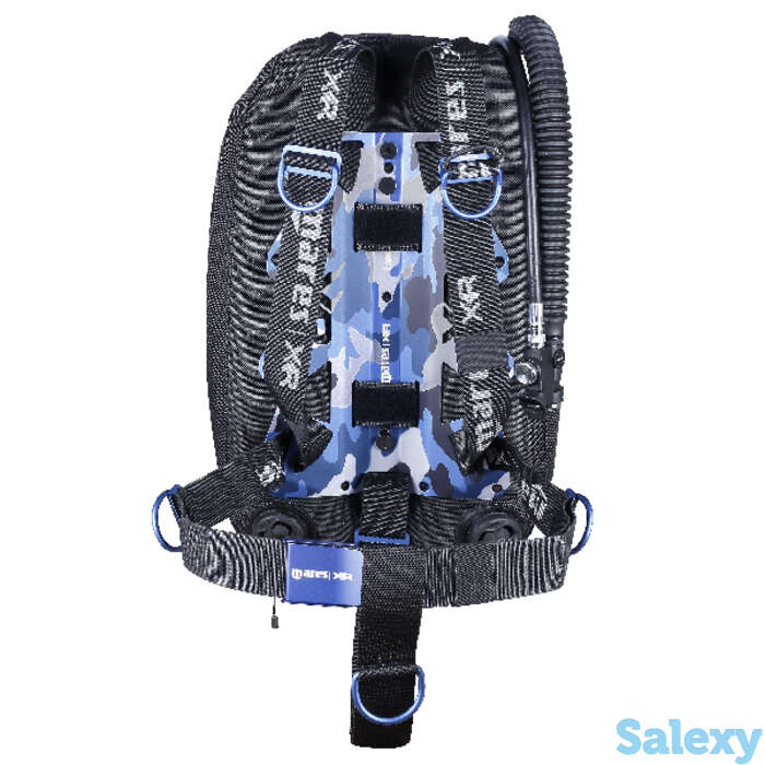 Комплект blue battle backmount 16л, с алюминиевым крепежём mares xr, фотография 1