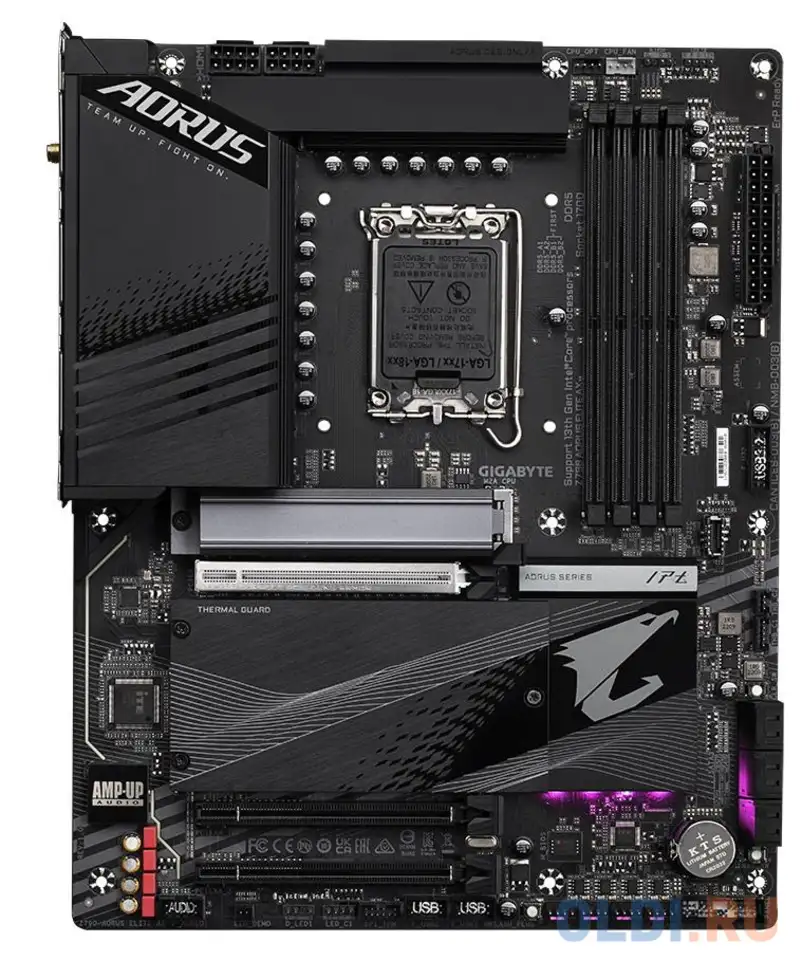 Материнская плата gigabyte z790 aorus elite ax, фотография 1