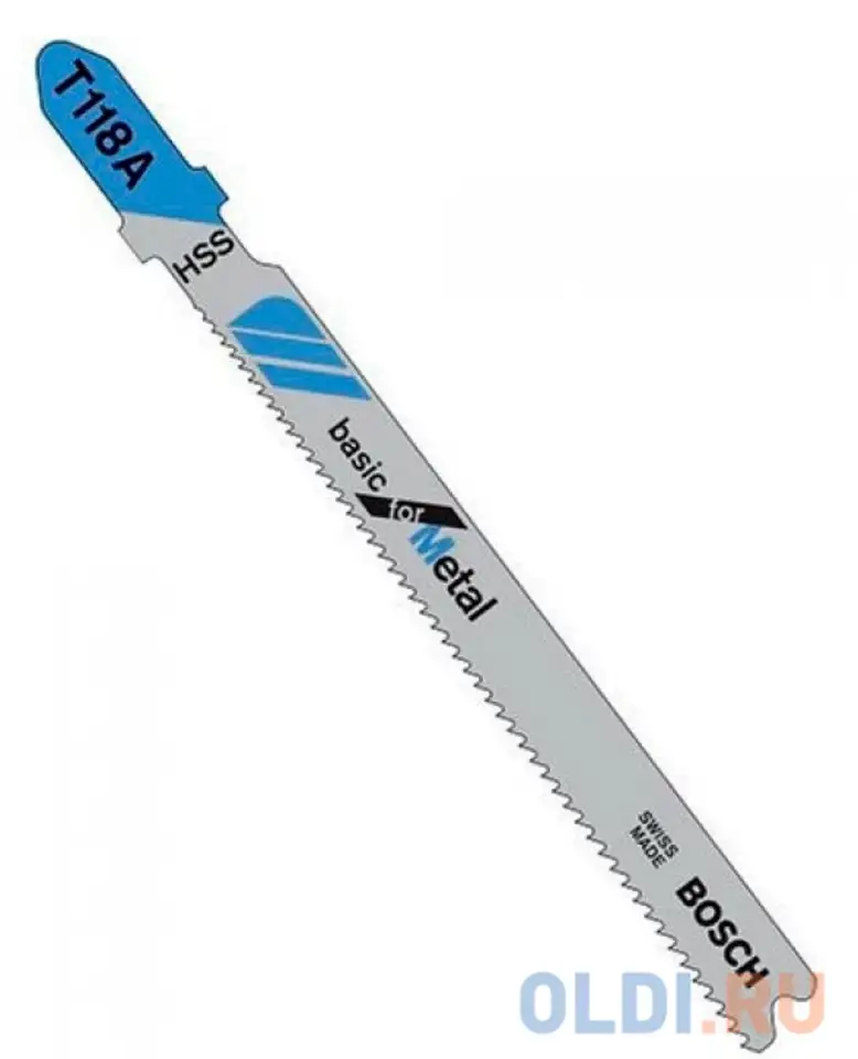 Лобзиковая пилка bosch t 118 а hss 3шт 2608631507, фотография 1