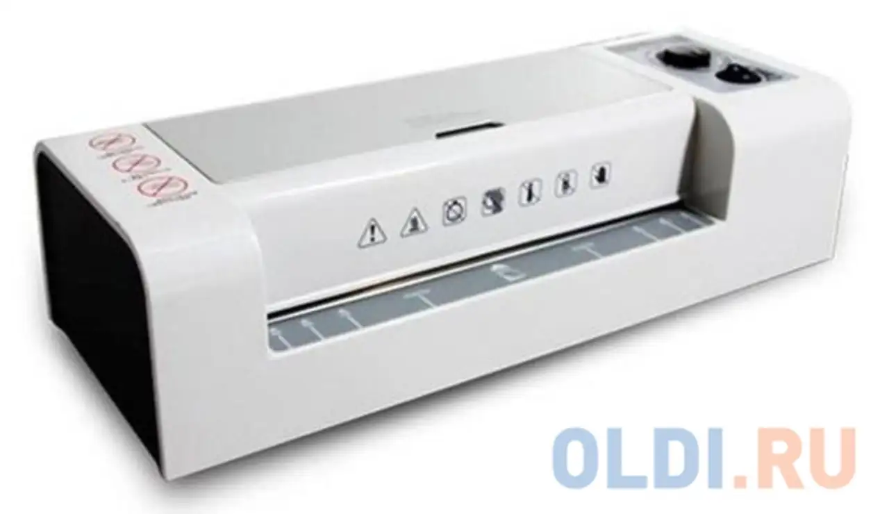 Ламинатор deli e3891-eu a4 (80-200мкм) 25см/мин хол.лам. лам.фото реверс, фотография 1