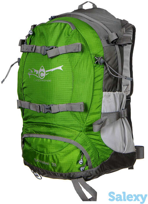Велорюкзак снаряжение scarabei 28 св.зеленый, фотография 1
