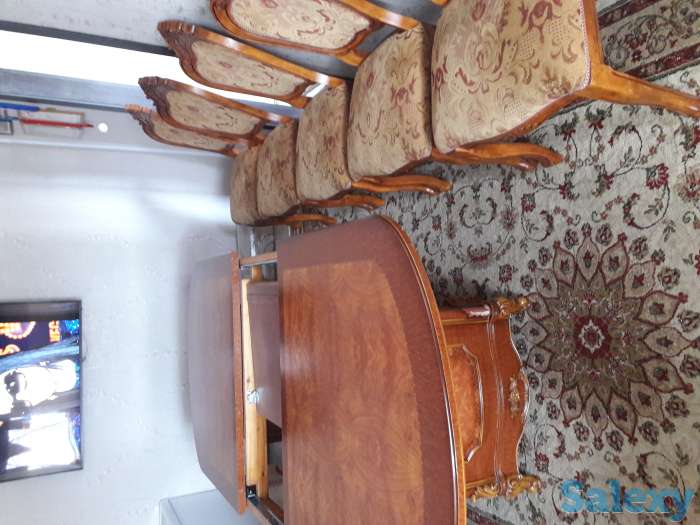 Продам дубовый стол с стульями, фотография 5