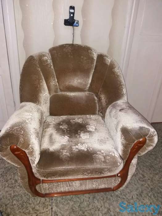 Продам диван и 2 кресла в хорошем состоянии, торг, фотография 3
