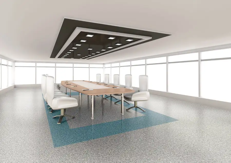 Коммерческий гетерогенный профессиональный линолеум LG. Коммерческое напольное покрытие КМ2, фотография 3