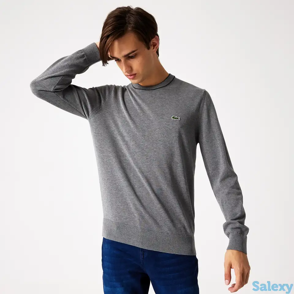 Мужской свитер lacoste из органического хлопка, фотография 1