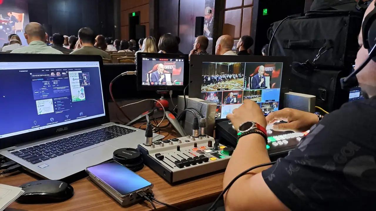 Услуги видеосъемки и трансляции на экраны с одной или нескольких профессиональных камер., фотография 2