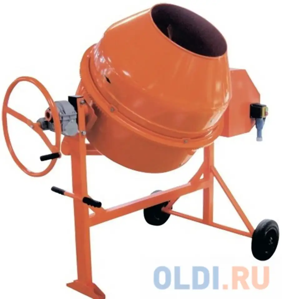 Бетоносмеситель сбр-260в-01 260 л, 0,75 квт, 220 в, редуктор, фотография 1